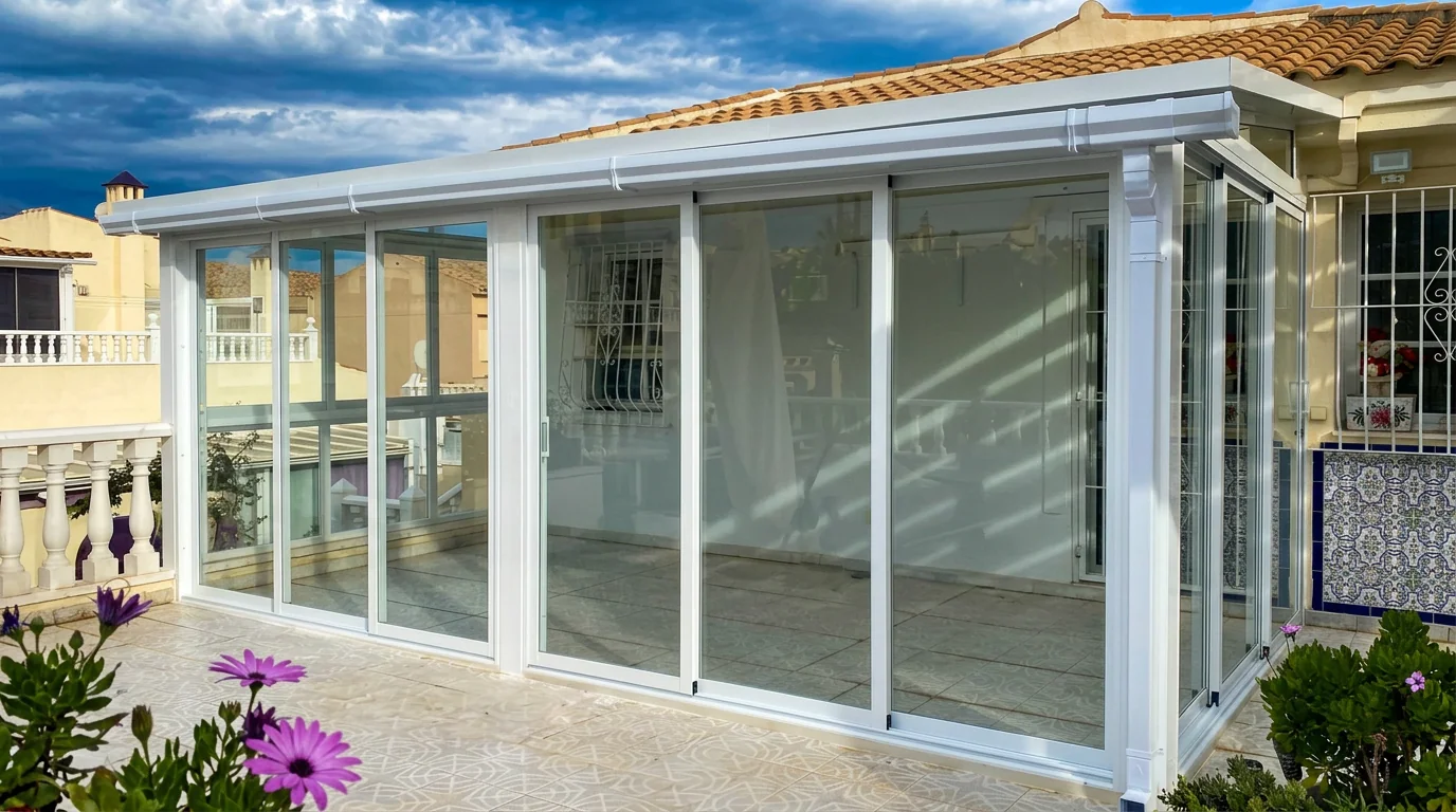 Cerramiento exterior fabricado en aluminio
