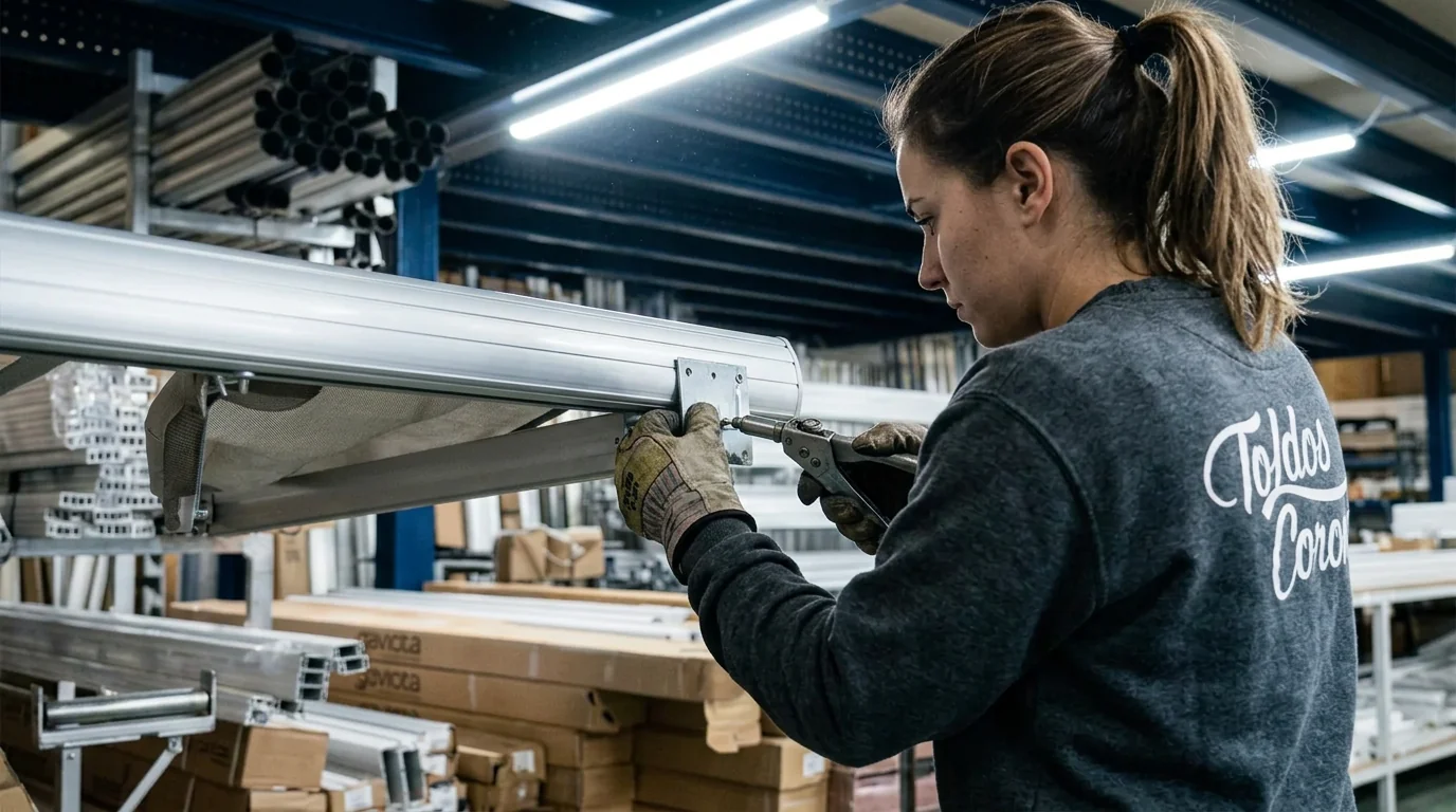Fabricación de una estructura a medida en el taller