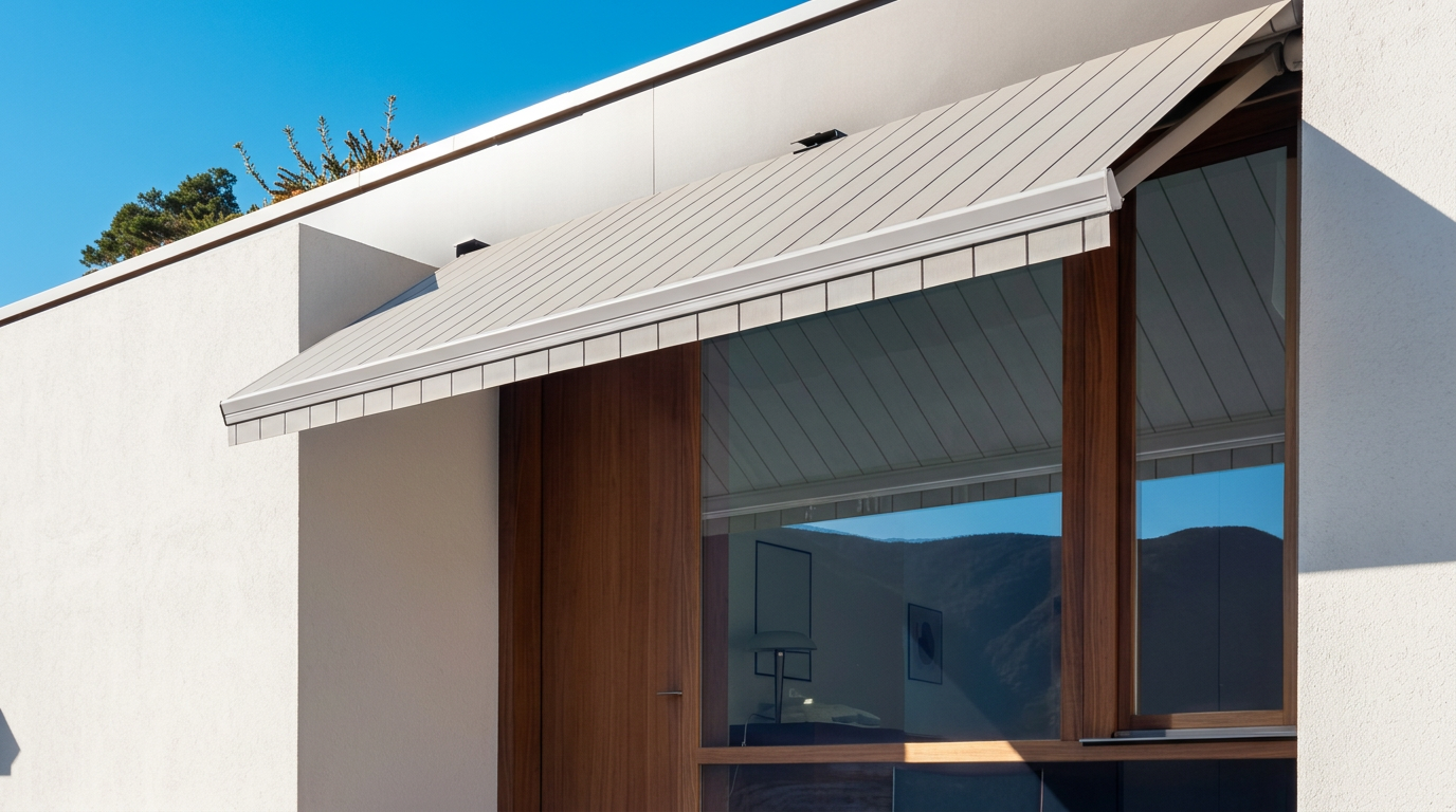 Toldo Premium de brazos articulados instalado