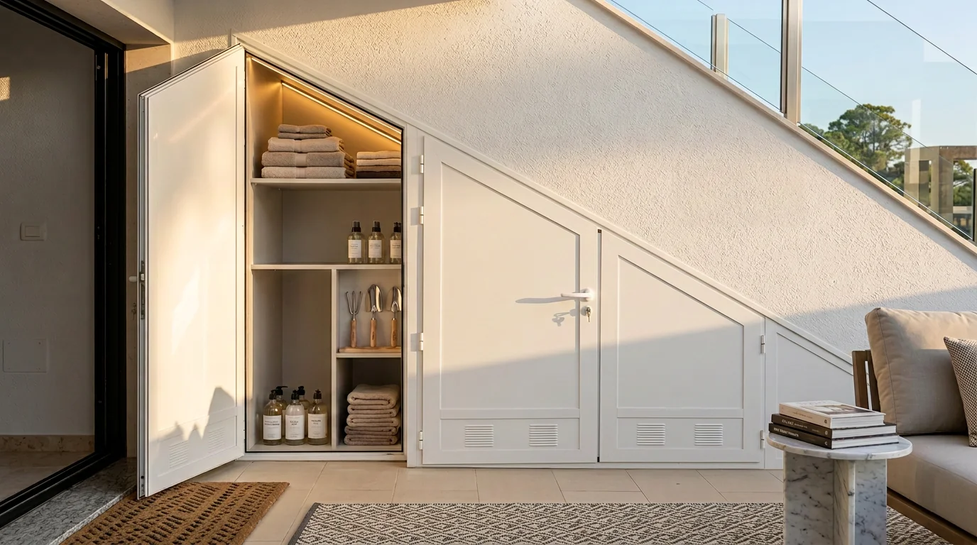 Made-to-measure aluminium cabinet