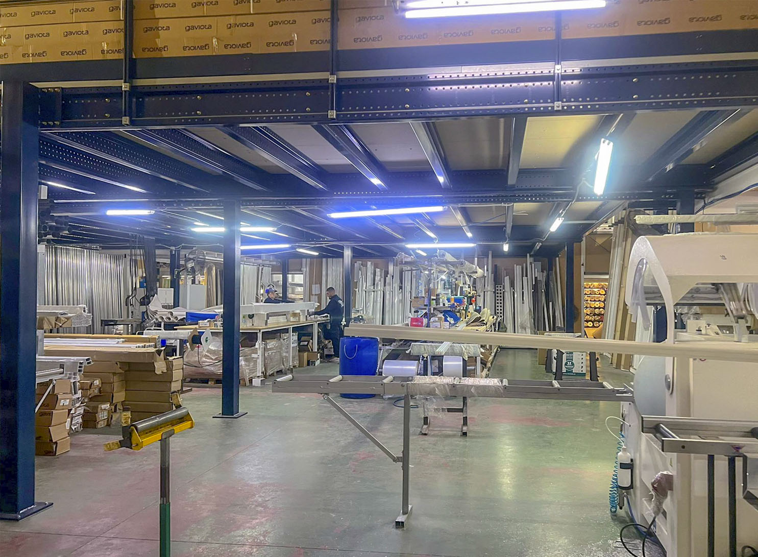 Zone de production et structure