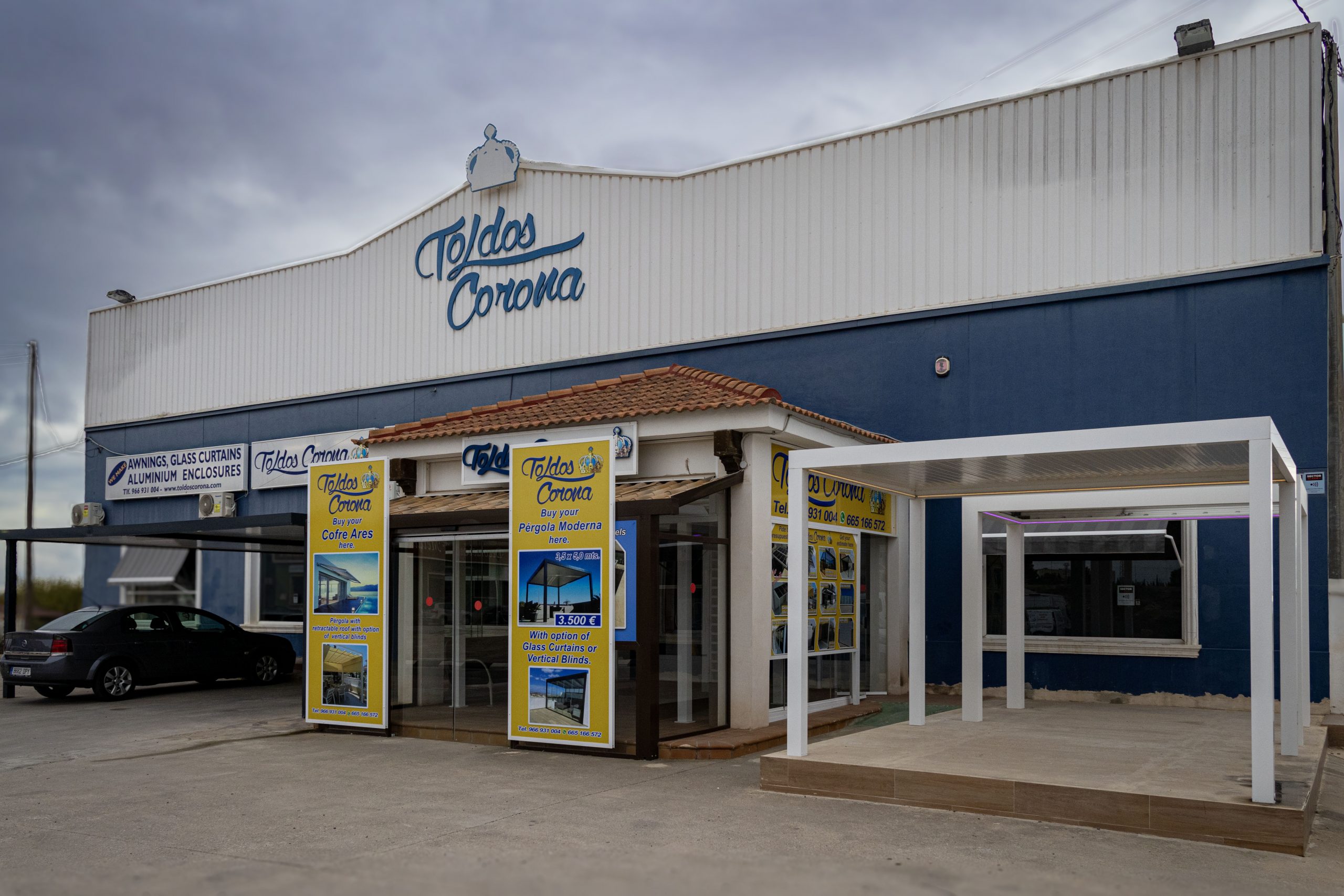 Vue d'ensemble du site