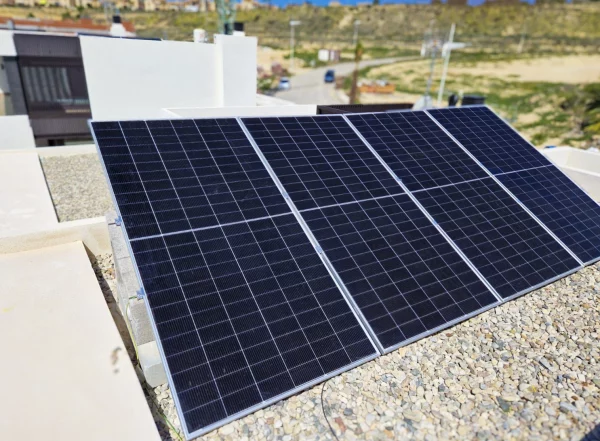 Supporting view - Solar panel structures with cleaner, more useful and more productive integration. in Alicante | Toldos Corona