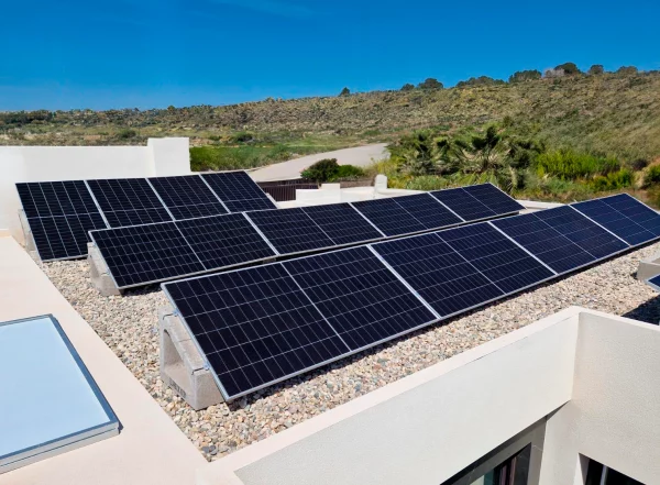 Second pergola with panels - Solar panel structures with cleaner, more useful and more productive integration. in Alicante | Toldos Corona