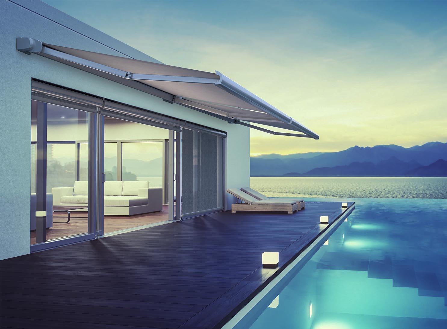 Application détaillée Ares - Stores à bras articulés pour terrasses et patios. à Alicante | Toldos Corona